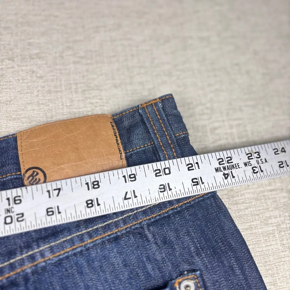 Rocawear Mens Baggy Studio C Jeans Dark Wash Y2K Loose Fit Denim 42x32